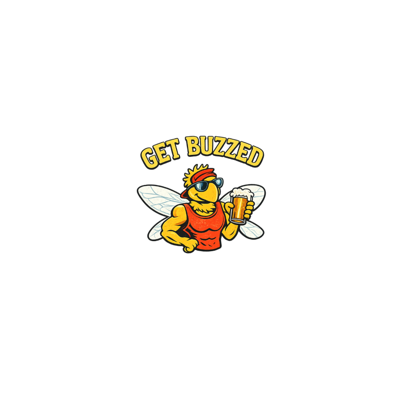 Get Buzzed Sticker